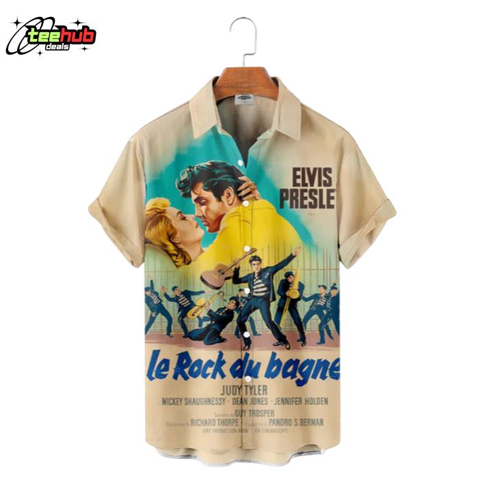 Elvis Presley Le Rock Du Bagne Hawaiian Shirt