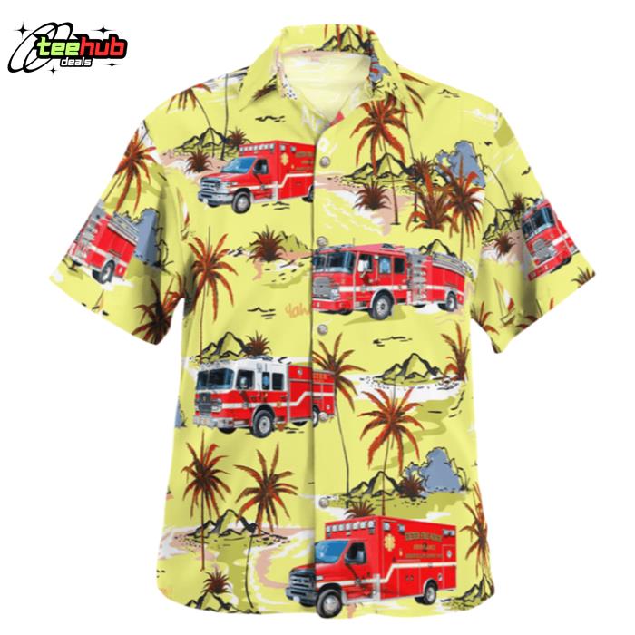 Exeter Fire Department Headquarters Station Hawaiian Shirt