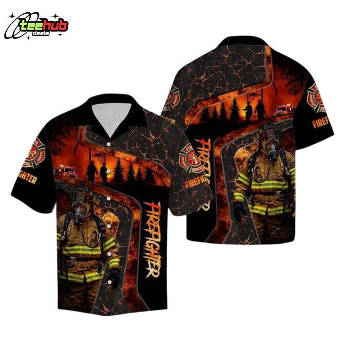 Firefighter Life Hawaiian Shirt