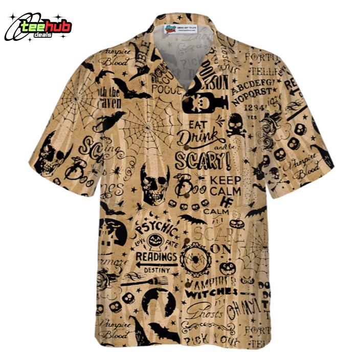 Halloween Ouija Hawaiian Shirt