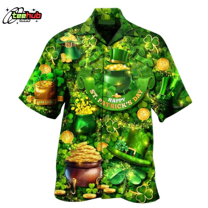 Happy St. Patrick's Day Hawaiian Shirt