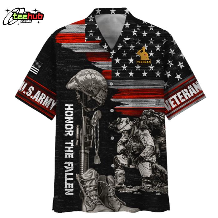 Honor The Fallen American Hawaiian Shirt