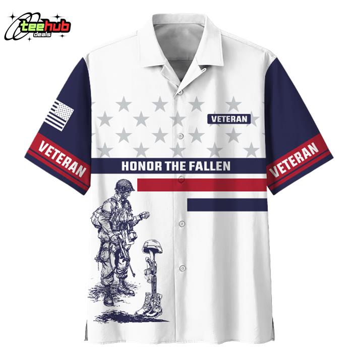 Honor The Fallen Veteran Hawaiian Shirt