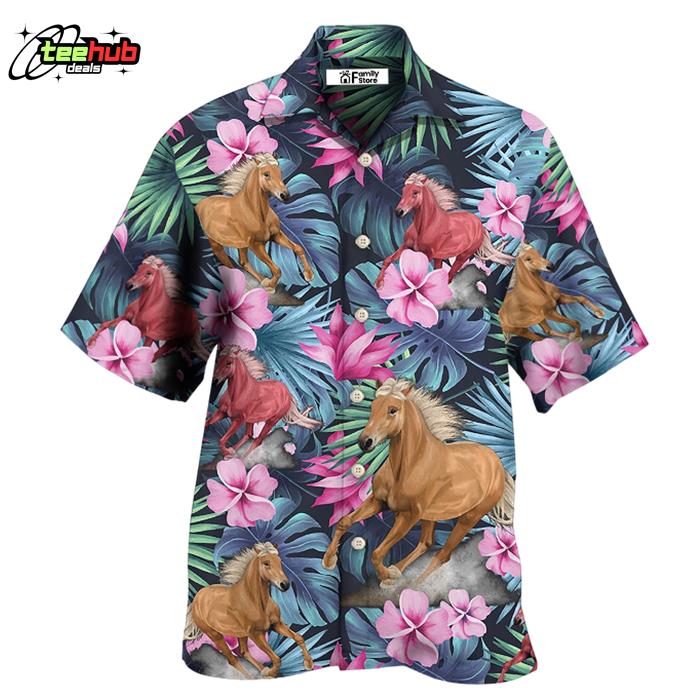 Horse Tropical Summer Vibes Hawaiian Shirt