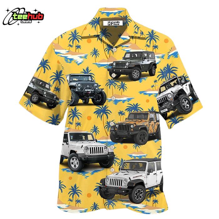 Jeep Stunning Tropical Style Hawaiian Shirt