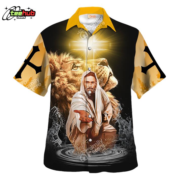 Jesus Is My Provider Lion Hawaiian Shirt