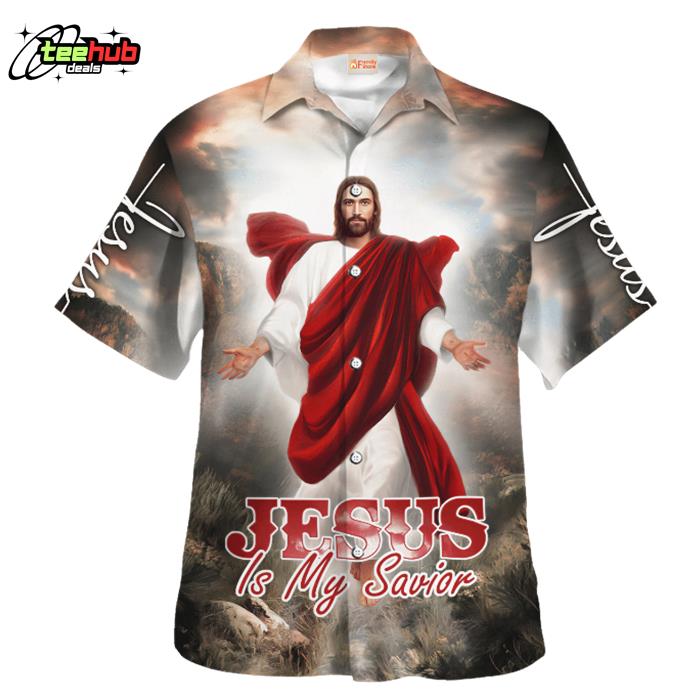 Jesus Is My Savior Red Hawaiian Shirt