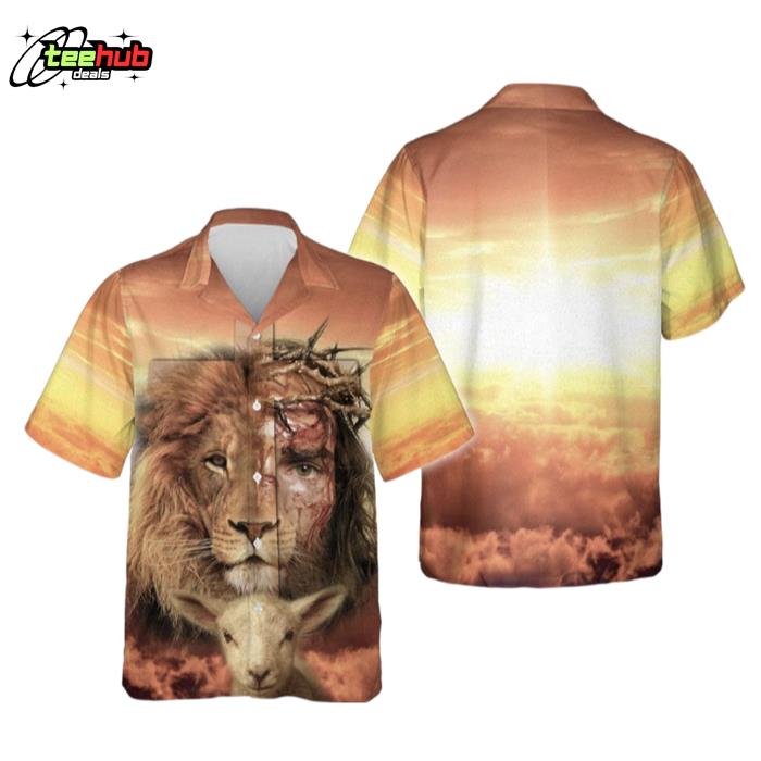 Jesus Is Risen Lion Hawaiian Shirt