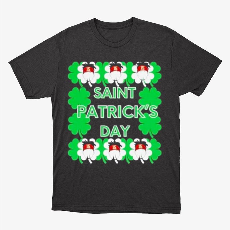 Kansas City Chiefs Patrick Mahomes Saint Patrick's Day Unisex T-Shirt Hoodie Sweatshirt