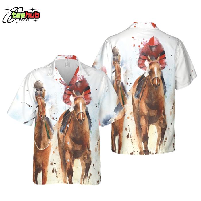 Kentucky Derby Horse Racing 6 3D Hawaiian Shirt