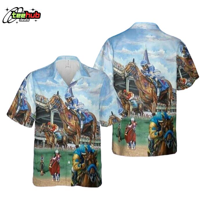 Kentucky Horse Racing 3D Hawaiian Shirt