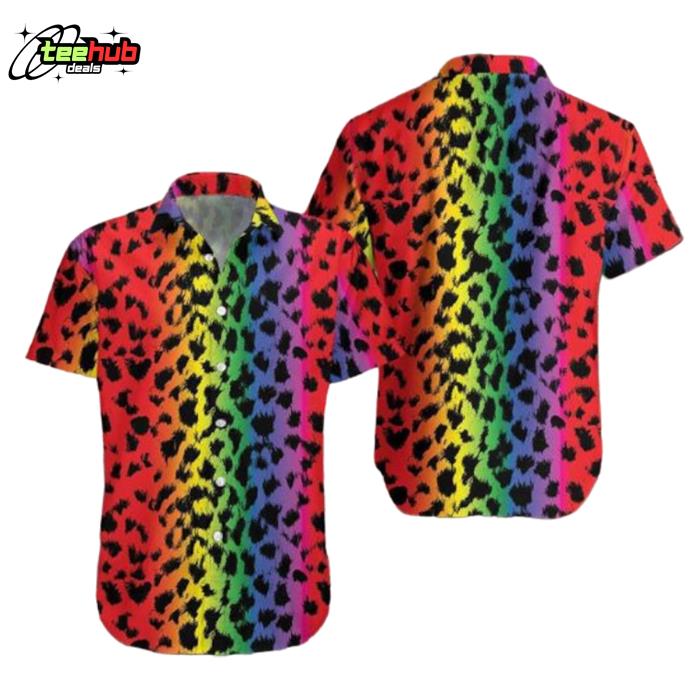 Leopard Skin Lgbt For Gaymer Lesbian Hawaiian Shirt