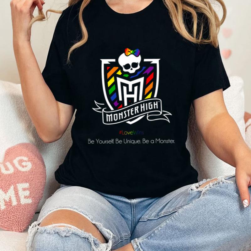 Lgbtq Slogan Love Wins Monster High Headcanons Unisex T-Shirt Hoodie Sweatshirt