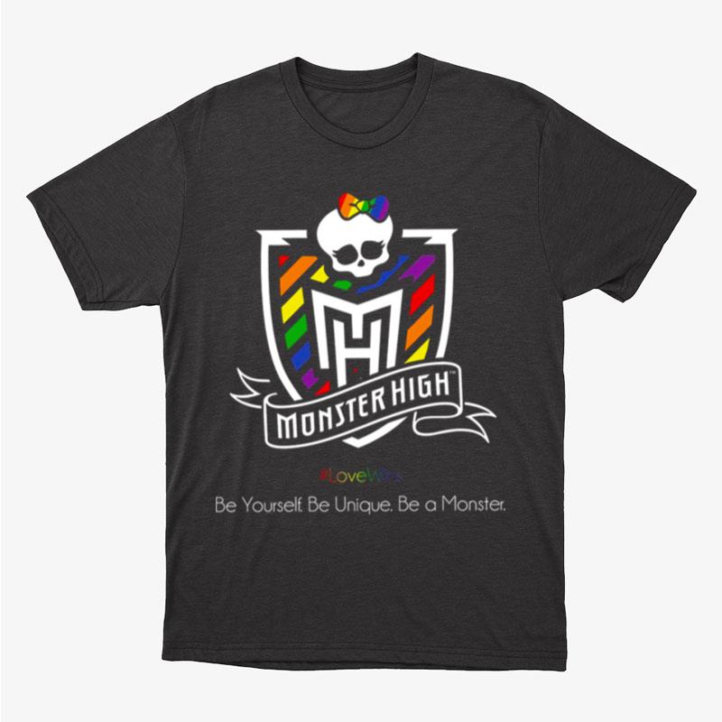 Lgbtq Slogan Love Wins Monster High Headcanons Unisex T-Shirt Hoodie Sweatshirt