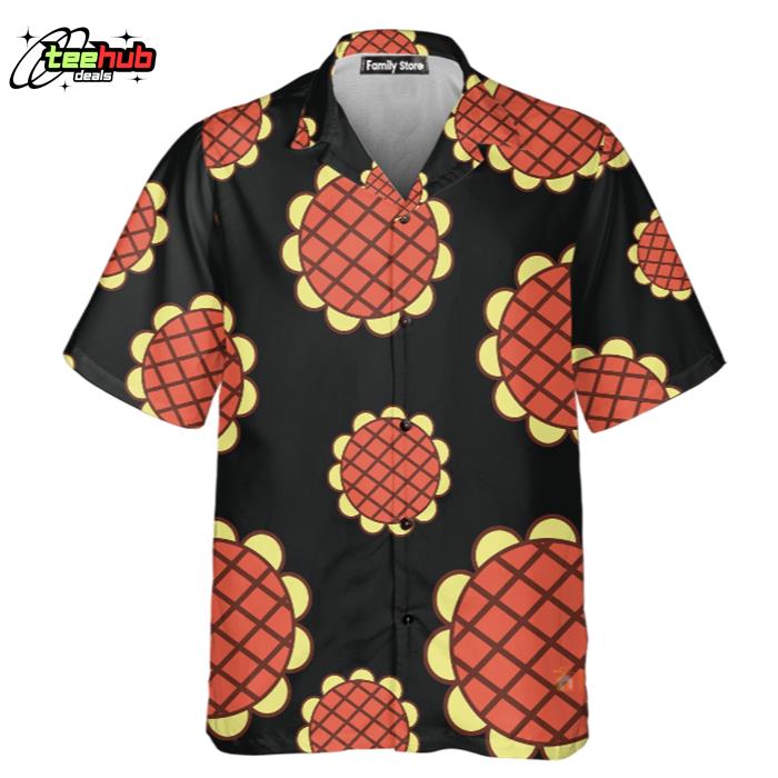 Luffy Dressrosa Sunflower Hawaiian Shirt