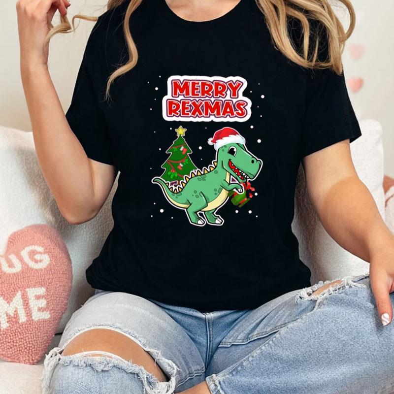 Merry Rexmas Dino Dinosaur Christmas Ya Filthy Animal Unisex T-Shirt Hoodie Sweatshirt