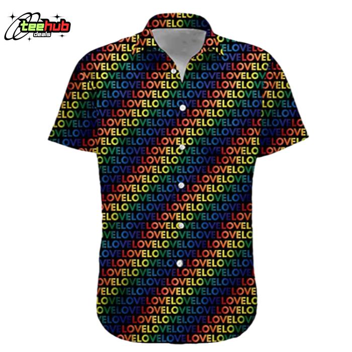 Products Lgbt Haiwaiian Rainbow Beach Hawaiian Shirt