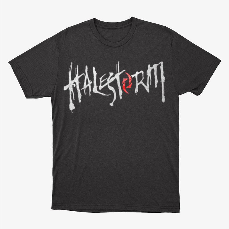 Retro 90S Rock Band Logo Halestorm Unisex T-Shirt Hoodie Sweatshirt