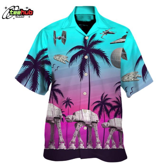 Starwars Summer BeachesKids Hawaiian Shirt