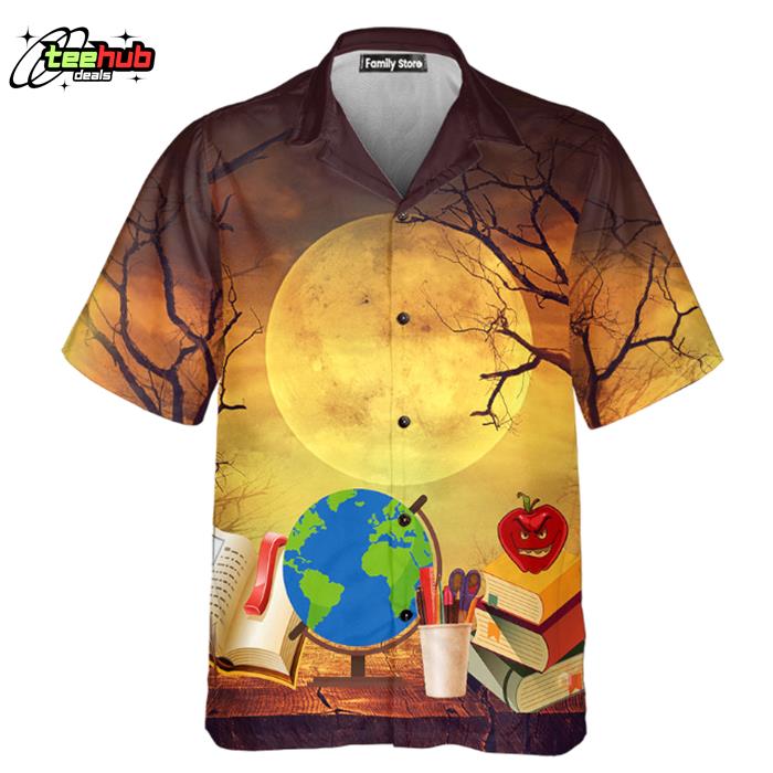 This Is My Scary Teacher Costume Halloween Hawaiian Shirt