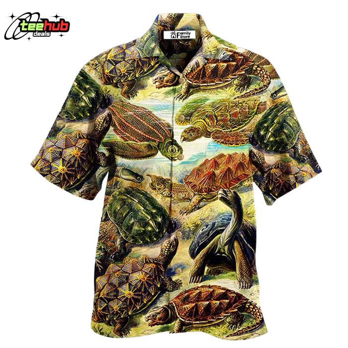 Turtle Be Not Afraid Of Going Slowly Beach Hawaiian Shirt