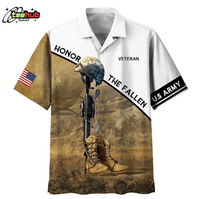 US Army Honor The Fallen US Army Hawaiian Shirt
