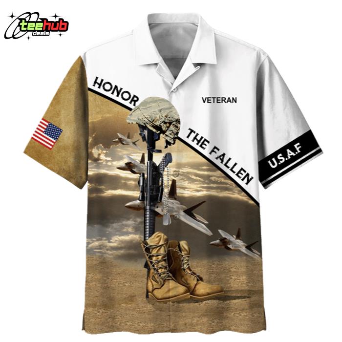 USAF Honor The Fallen Hawaiian Shirt