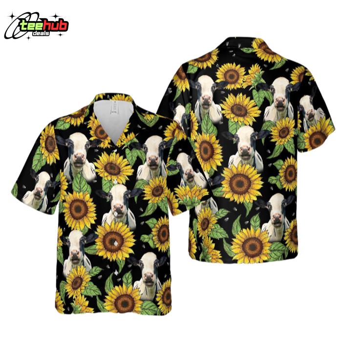 Unique Holstein Sunflower 2023 Hawaiian Shirt