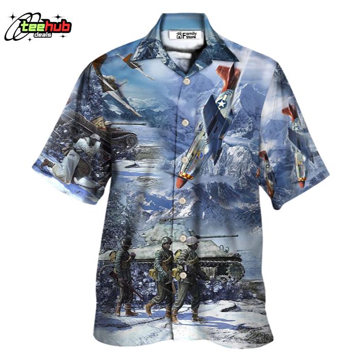 Veteran Only The Dead Have Seen The End Of War With Ice Snow Hawaiian Shirt